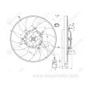 Cooling radiator fans for A3 TT VW GOLF